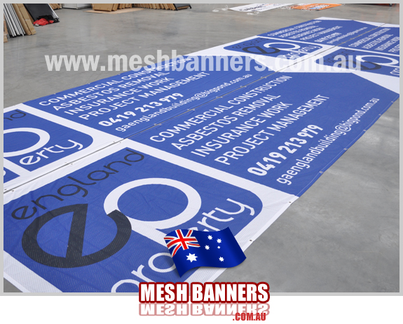 International banners England banner sign and fence mesh sign supplier