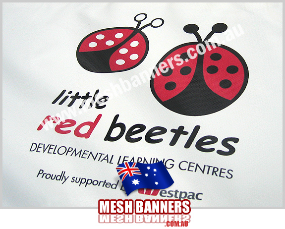 Little Red Beetles Banner Sign proudly supported by Westpac