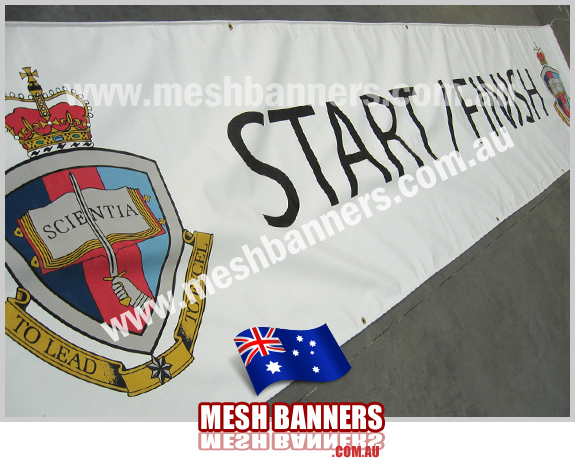 School Start Finish Banner for sporting events